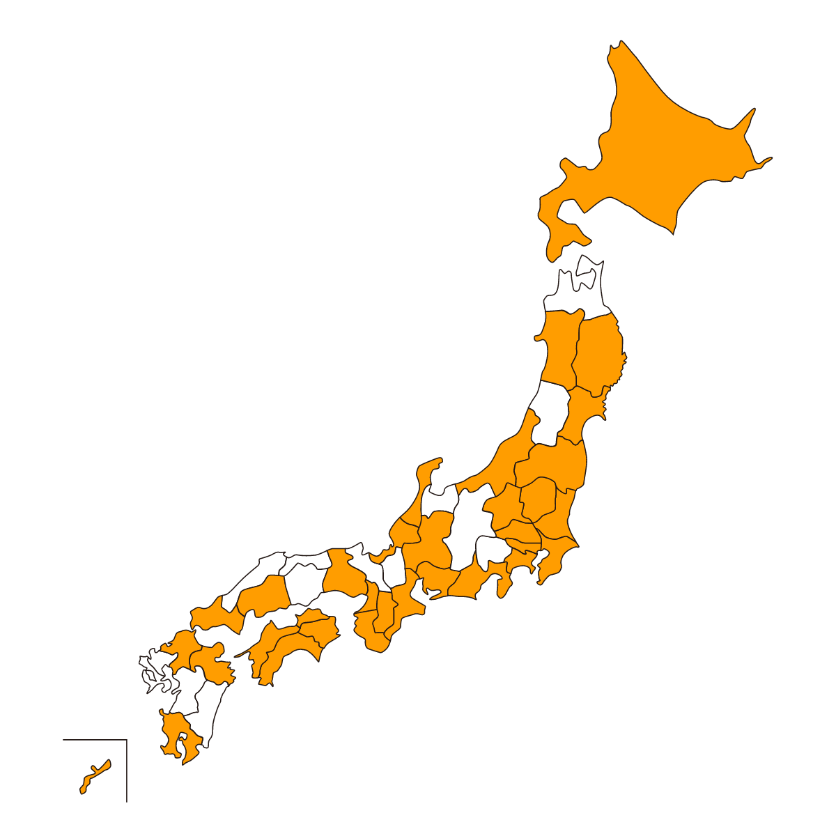 全国制覇状況マップ